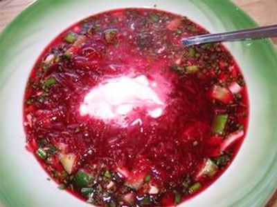 Холодный свекольник (литовский борщ) Холодный свекольник (литовский борщ)