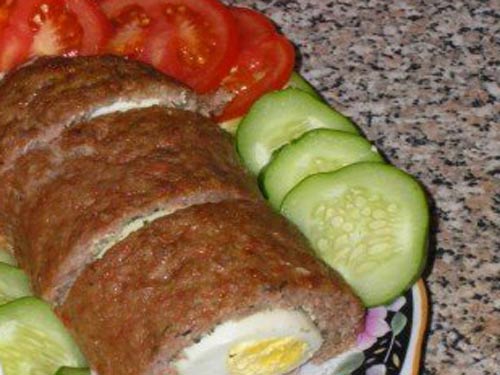 Яично-мясной рулет Яично-мясной рулет