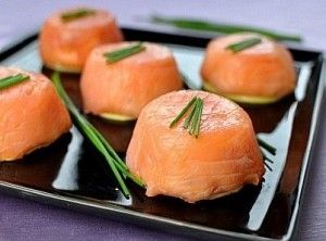 Закуска из лосося и сыра Закуска из лосося и сыра
