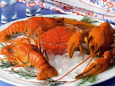 Закуска из раков Закуска из раков