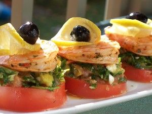 Закуска овощная с креветками Закуска овощная с креветками