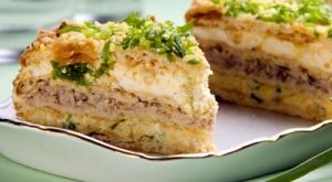 Закусочный торт из горбуши Закусочный торт из горбуши