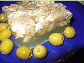 Заливное из курицы и потрошков Заливное из курицы и потрошков