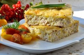 Запеканка из курицы с морковью и сыром