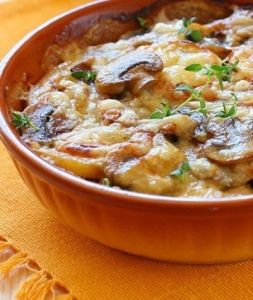Запеканка из тыквы с грибами Запеканка из тыквы с грибами