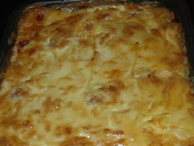 Запеканка картофельная с мясным фаршем Запеканка картофельная с мясным фаршем