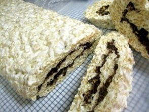 Зефирный рулет с шоколадом Зефирный рулет с шоколадом