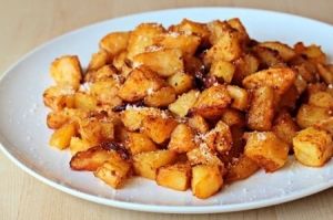 Жаренный картофель с сыром Жаренный картофель с сыром