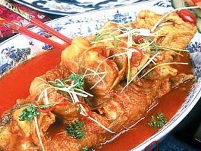 Жареный карп в остром соусе Жареный карп в остром соусе