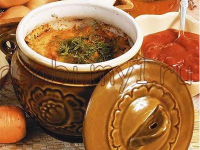 Жаркое из куринных потрохов Жаркое из куринных потрохов