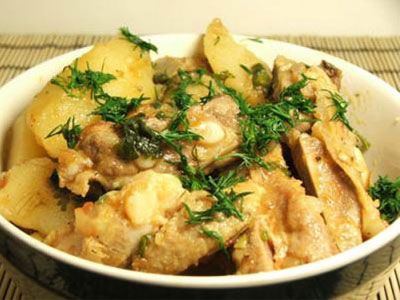 Жаркое из свинины по-польски Жаркое из свинины по-польски