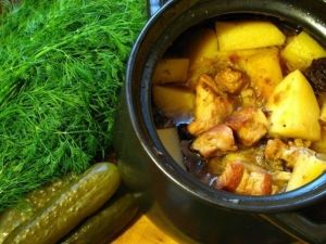 Жаркое с черносливом Жаркое с черносливом