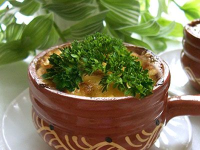 Жульен с грибами и баклажанами Жульен с грибами и баклажанами